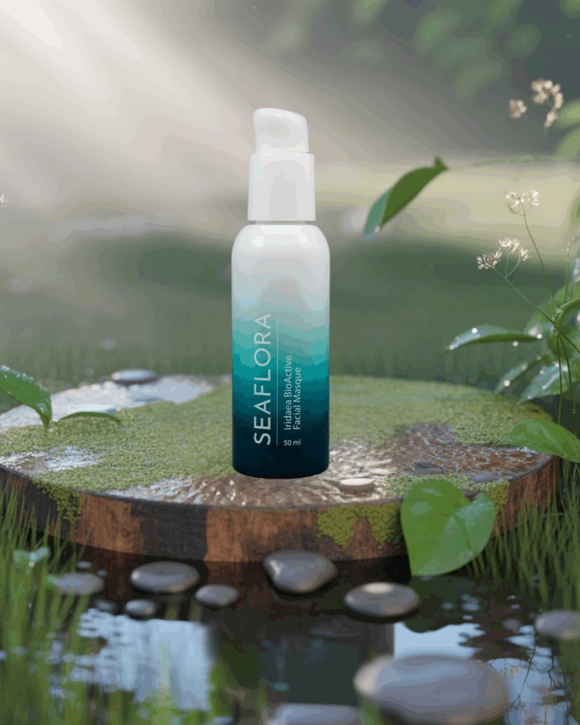 Seaflora's Iridaea Bioactive Facial Masque that helps with the detoxification of the skin.