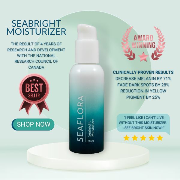 Seabright Moisturizer - Seaflora Skincare Award winning moisturizer with clinically proven results.