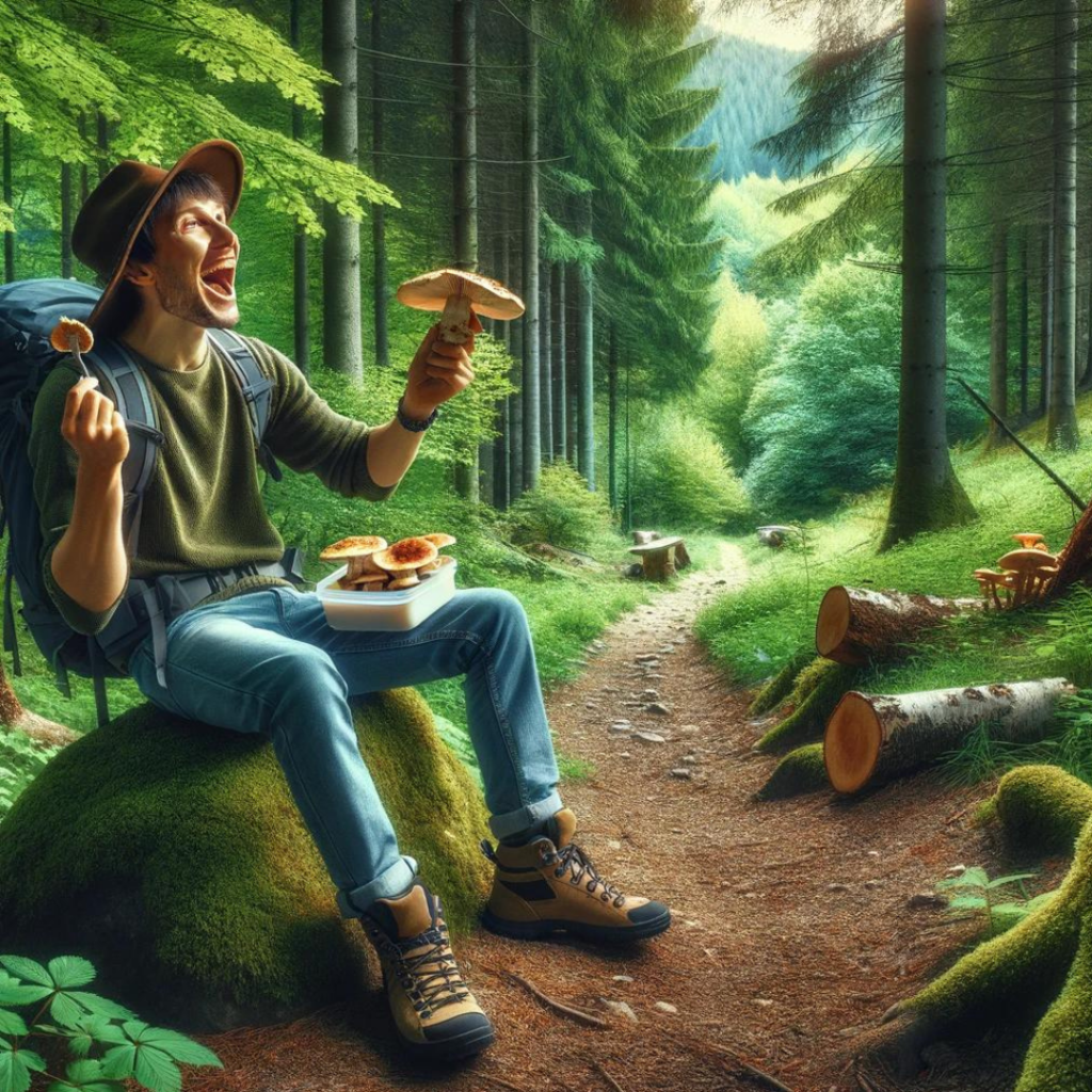 Mushroom Foraging in British Columbia Canada - Seaflora Skincare British Columbia Canada