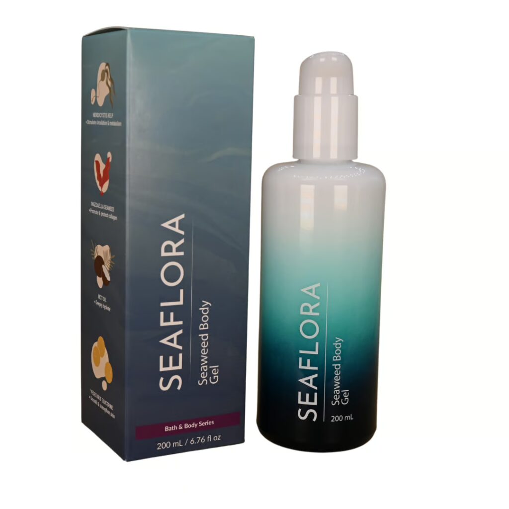 Seaweed-Body-Gelpng - Seaflora Skincare Seaweed Body Gel with box which helps gain healthy skin.