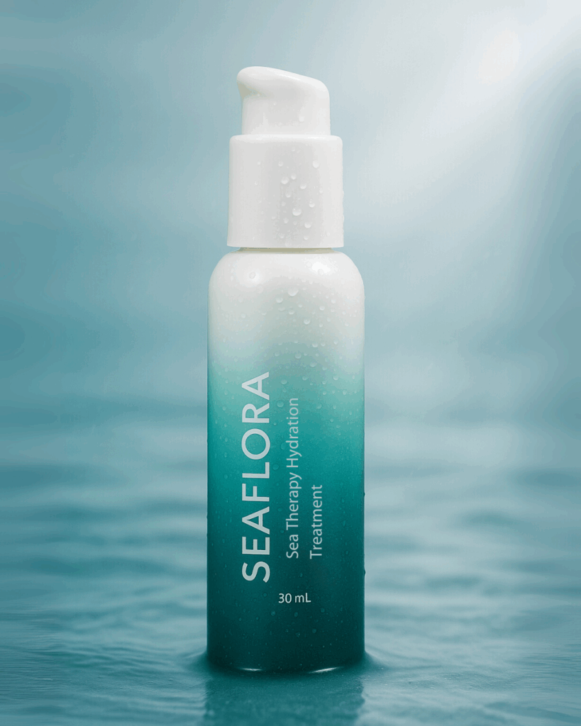 Seaflora's Sea Therapy Hydration Treatment which contains Seaweed.