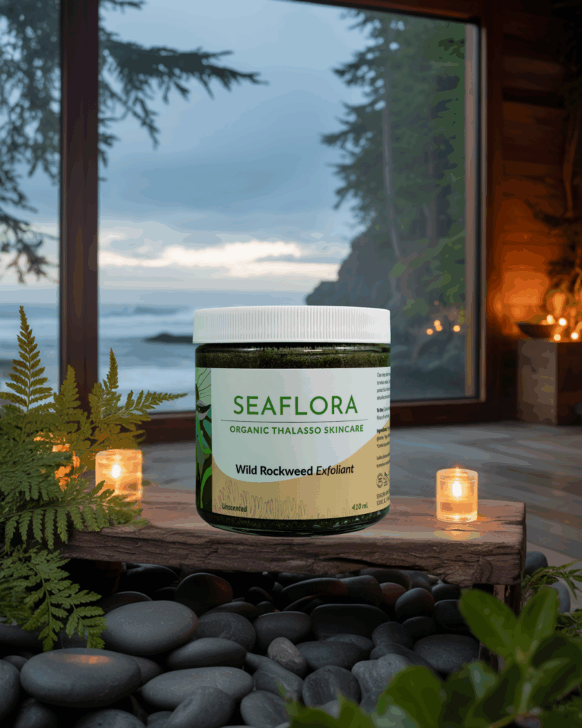 Seaflora's Wild Rockweed Exfoliant- Thalassotherapy at home.