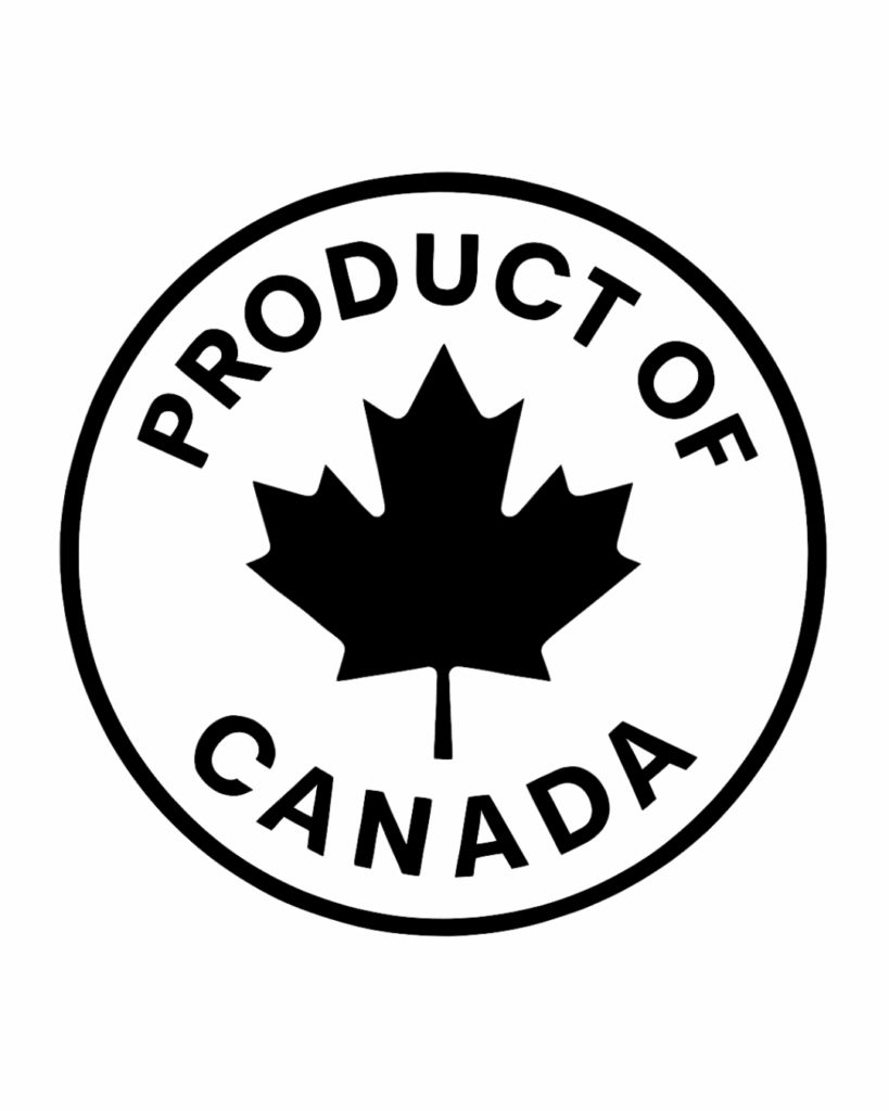 Seaflora's 'Product Of Canada' logo.