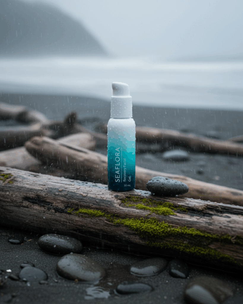 Seaflora's Recovery Facial Gel which is perfect to use in Autumn.