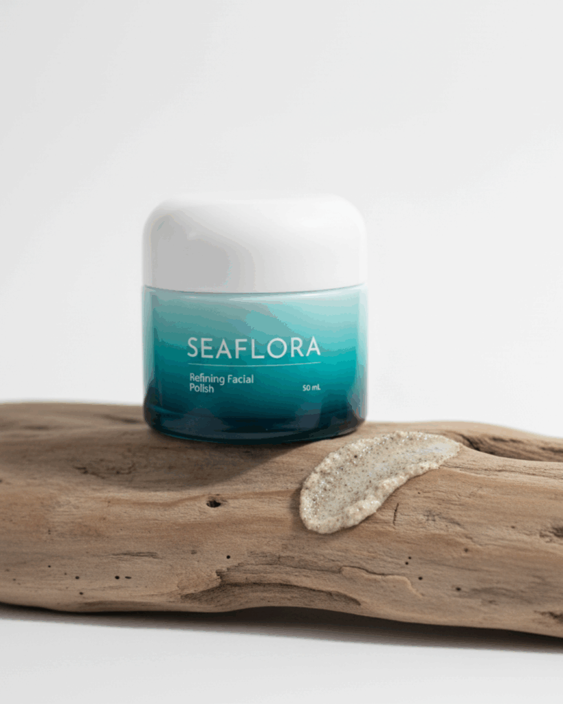 seaflora-refining-facial-polish-exfoliator-yuka-clean.jpg - Seaflora Skincare Seaflora's Refining Facial Polish which scores 100 on the Yuka app.