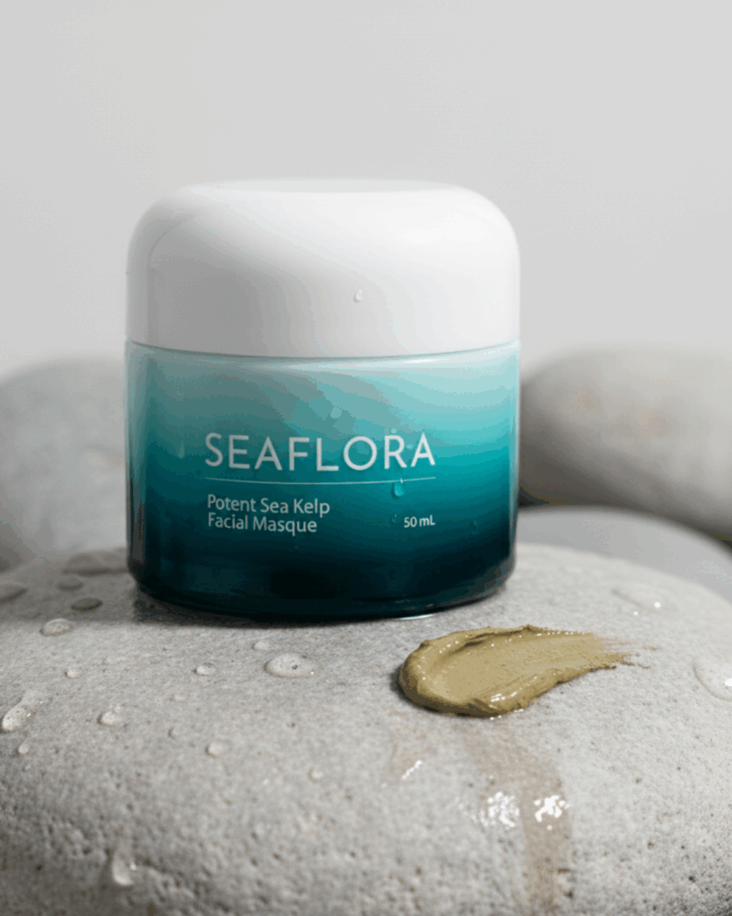 seaflora-potent-sea-kelp-masque-marine-clay-yuka-approved.jpg - Seaflora Skincare Seaflora's Potent Sea Kelp Facial Masque which scores 100 on the Yuka app.