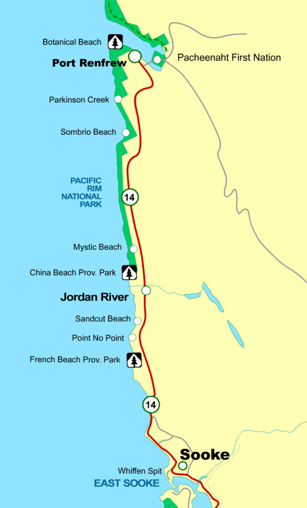 Seaflora Harvesting Area Sooke to Port Renfrew