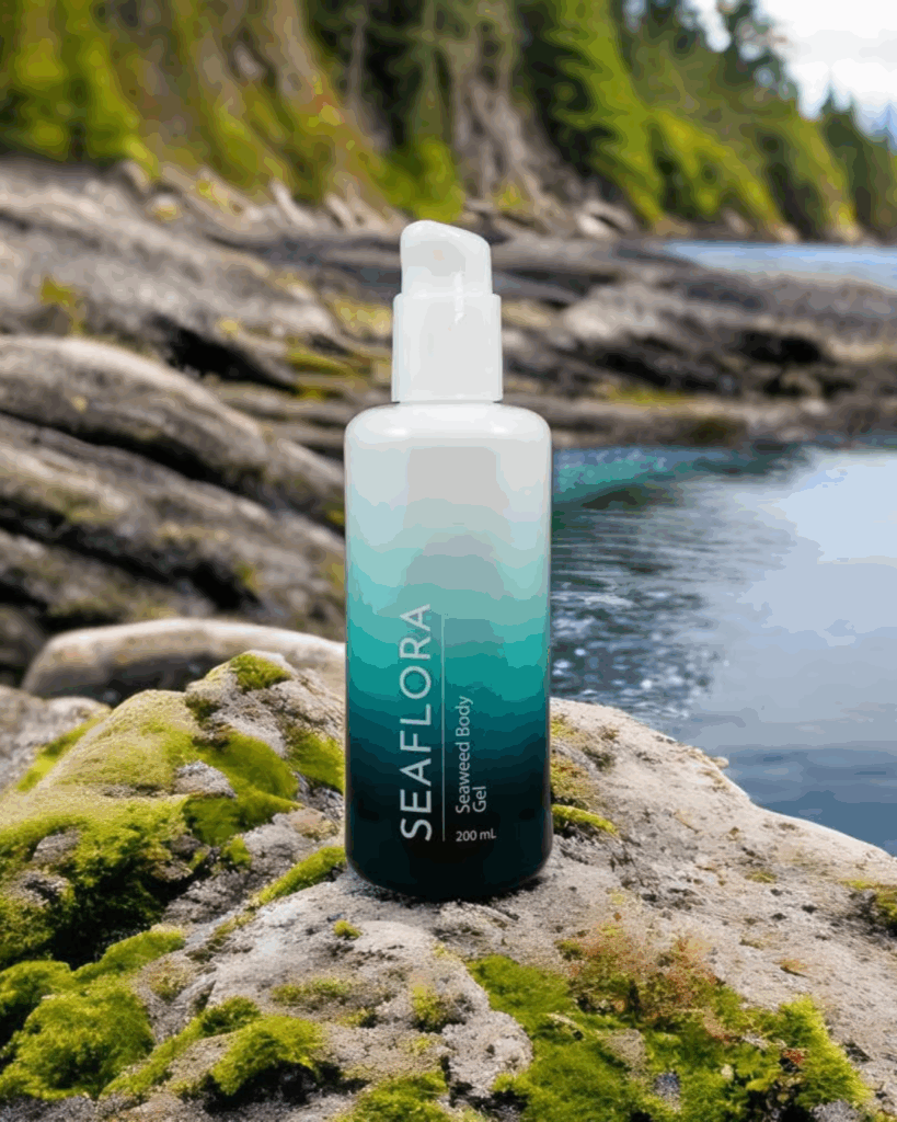 Seaflora's Seaweed Body Gel, that will refresh the skin after being in the sun.