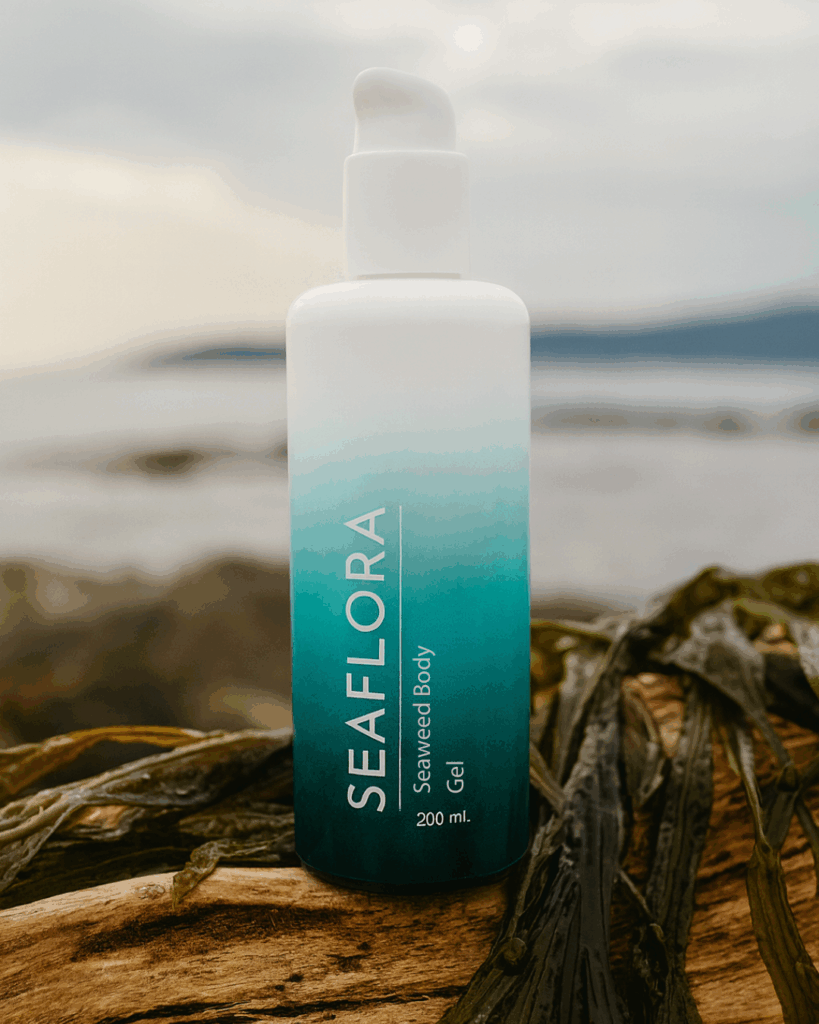 Seaflora's Seaweed Body Gel which contains 80% Seaweed.