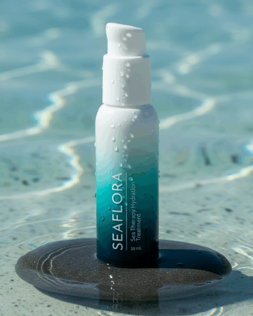 Seaflora Sea Therapy: The Natural HA Alternative with Seaweed Polysaccharides - Seaflora Skincare Seaflora's sea therapy facial cleanser which contains seaweed.