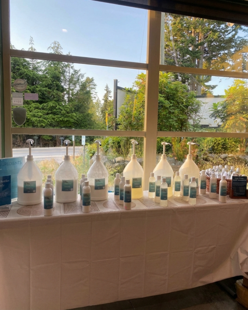 sea to skin refill station